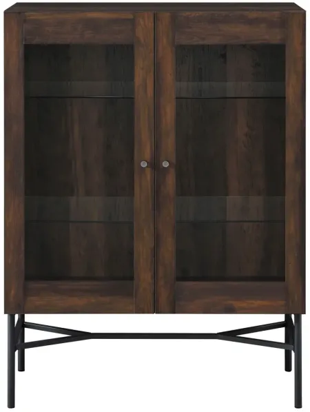 Two Door Cabinet with Shelves