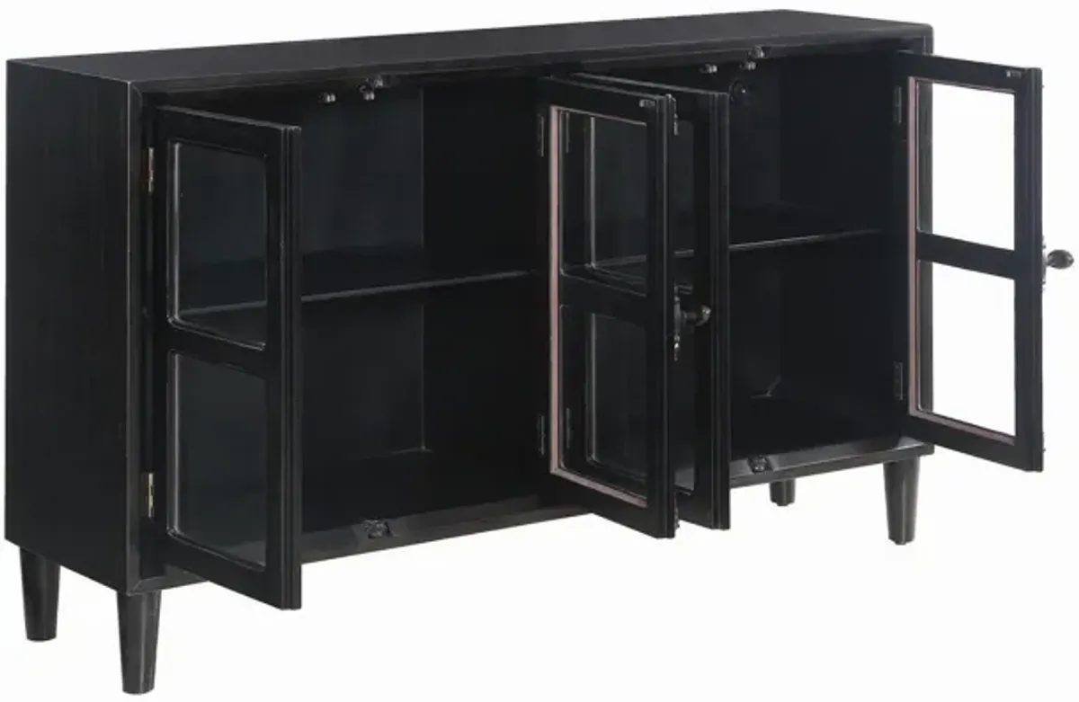 Black Accent Cabinet