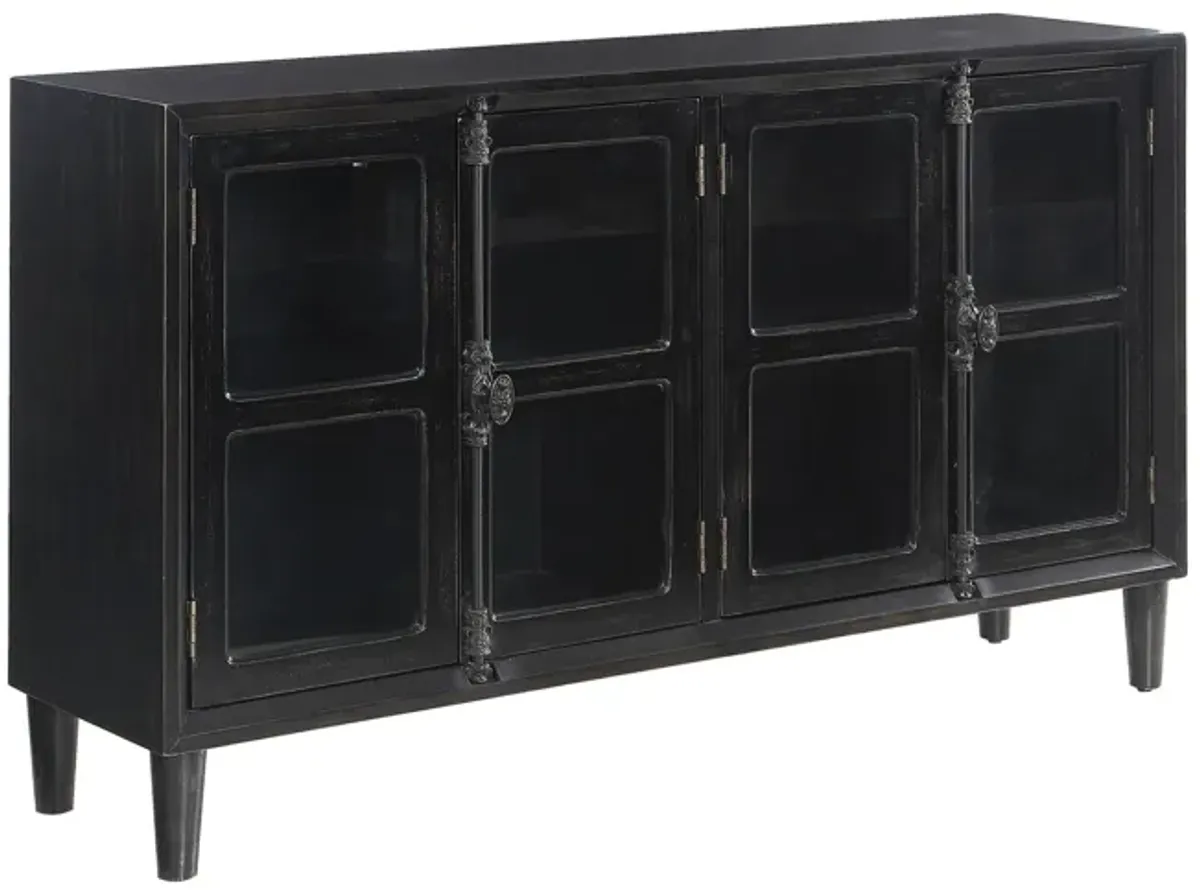 Black Accent Cabinet