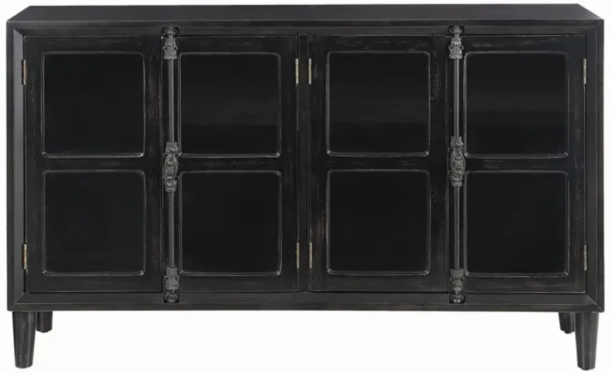 Black Accent Cabinet