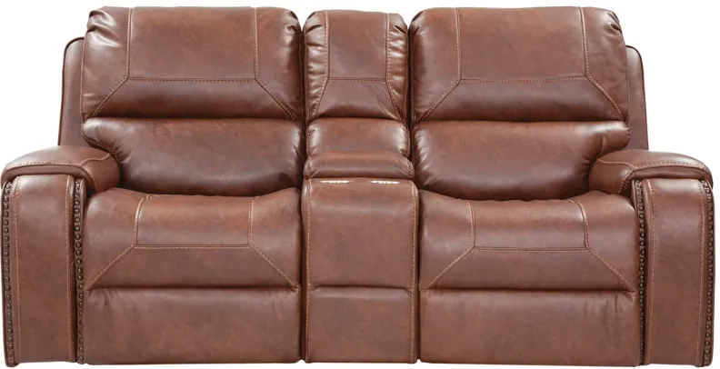 Atwood Gliding Reclining Console Loveseat