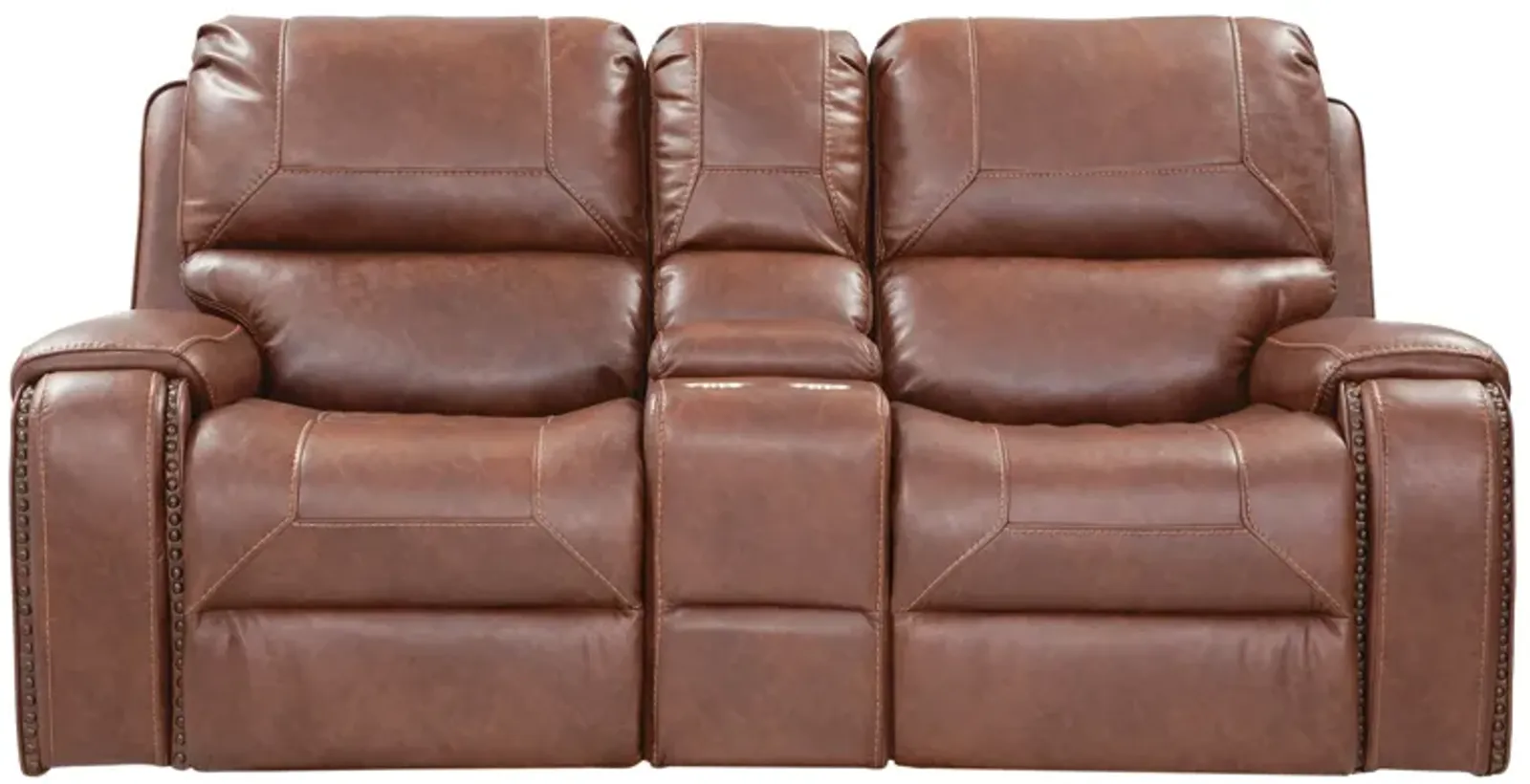 Atwood Gliding Reclining Console Loveseat