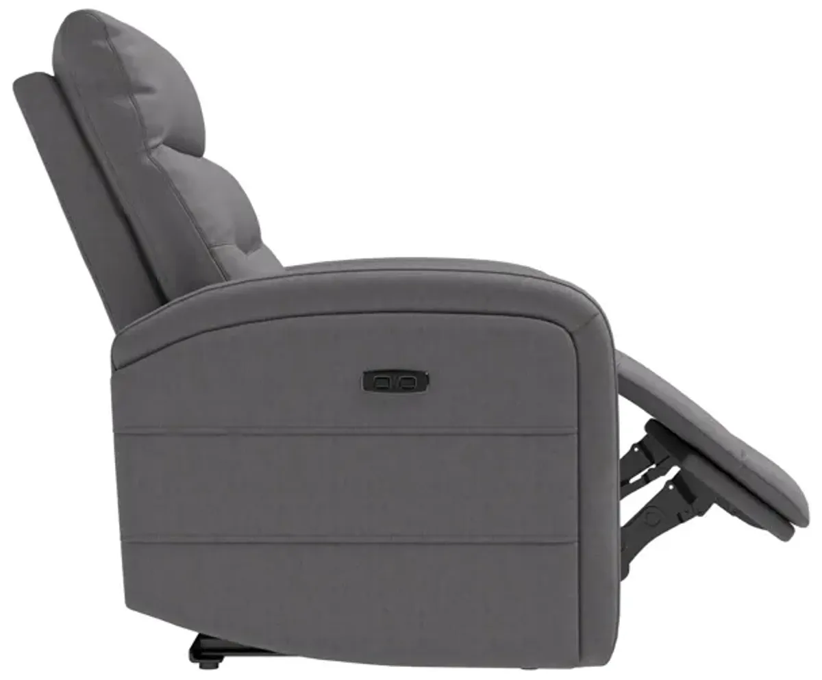 Virgo Slate Dual Power Recliner