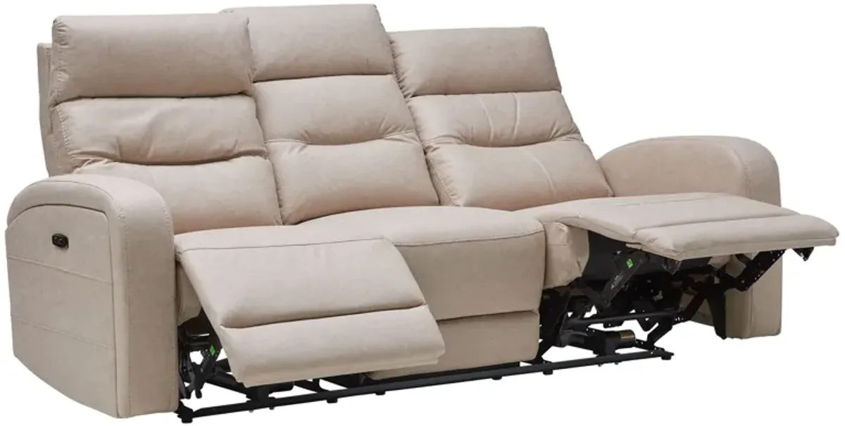 Virgo Sand Dual Power Reclining Sofa