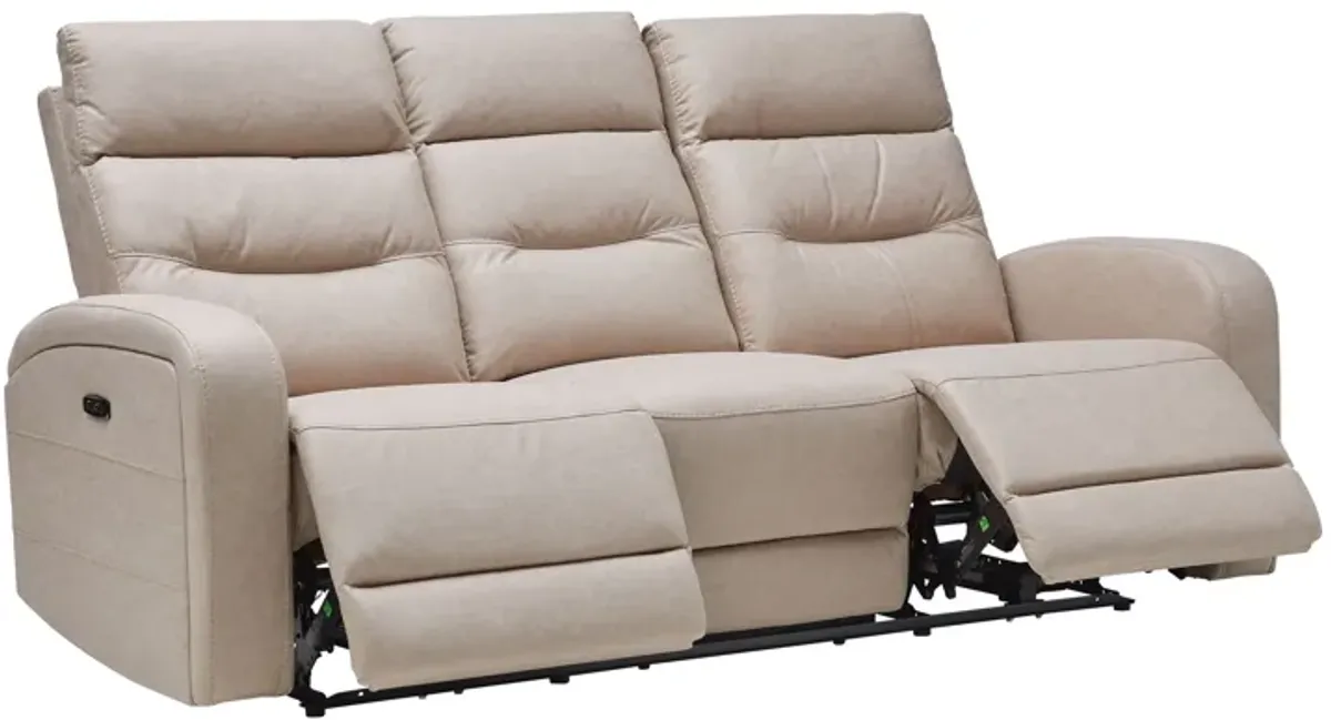 Virgo Sand Dual Power Reclining Sofa