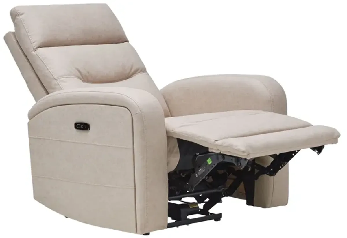 Virgo Sand Dual Power Recliner