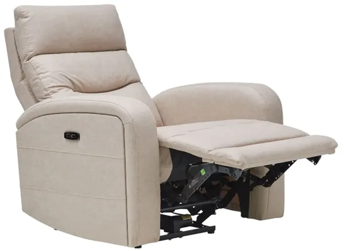 Virgo Sand Dual Power Recliner