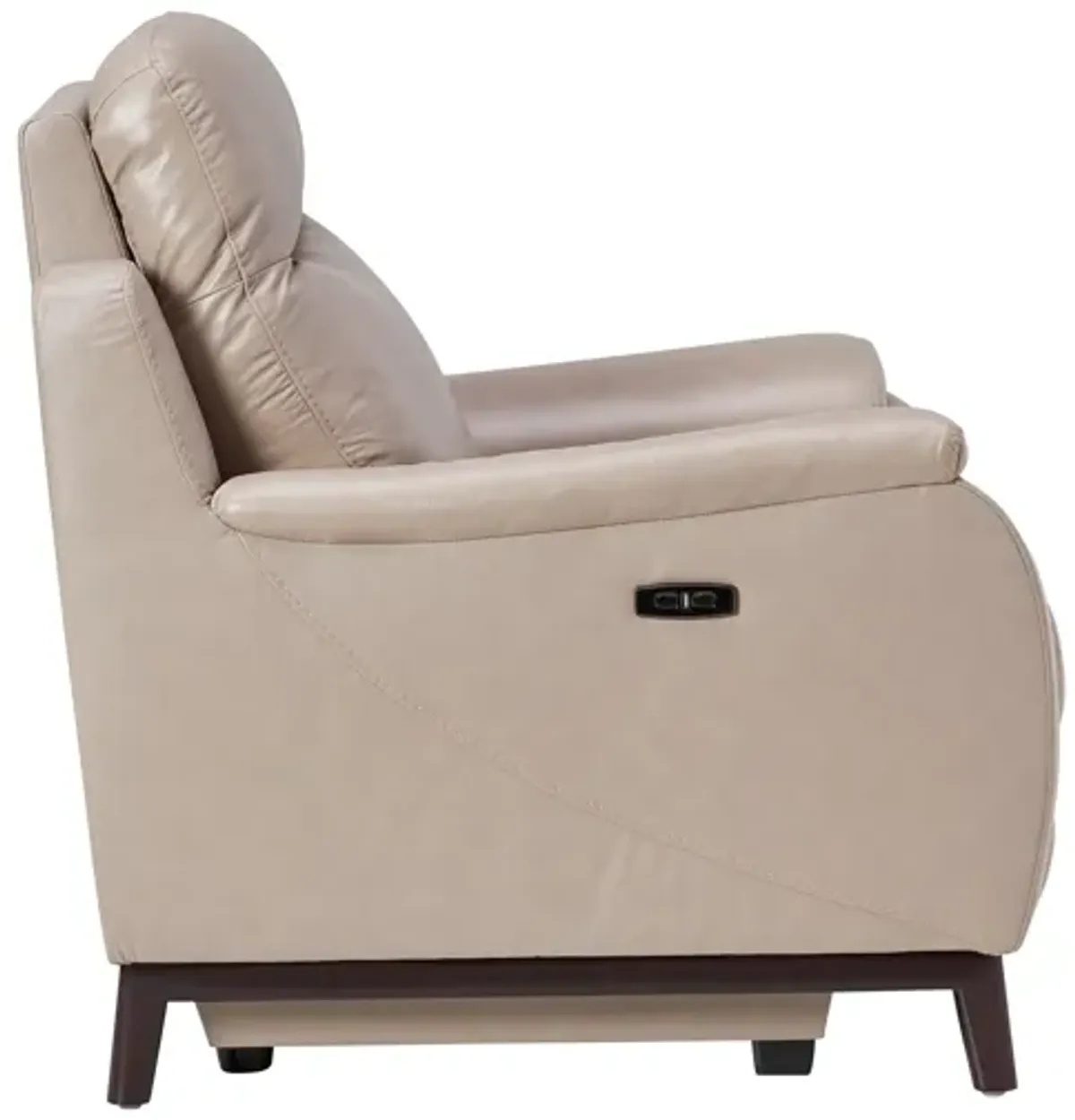 Marco Sand Dual Power Leather Recliner