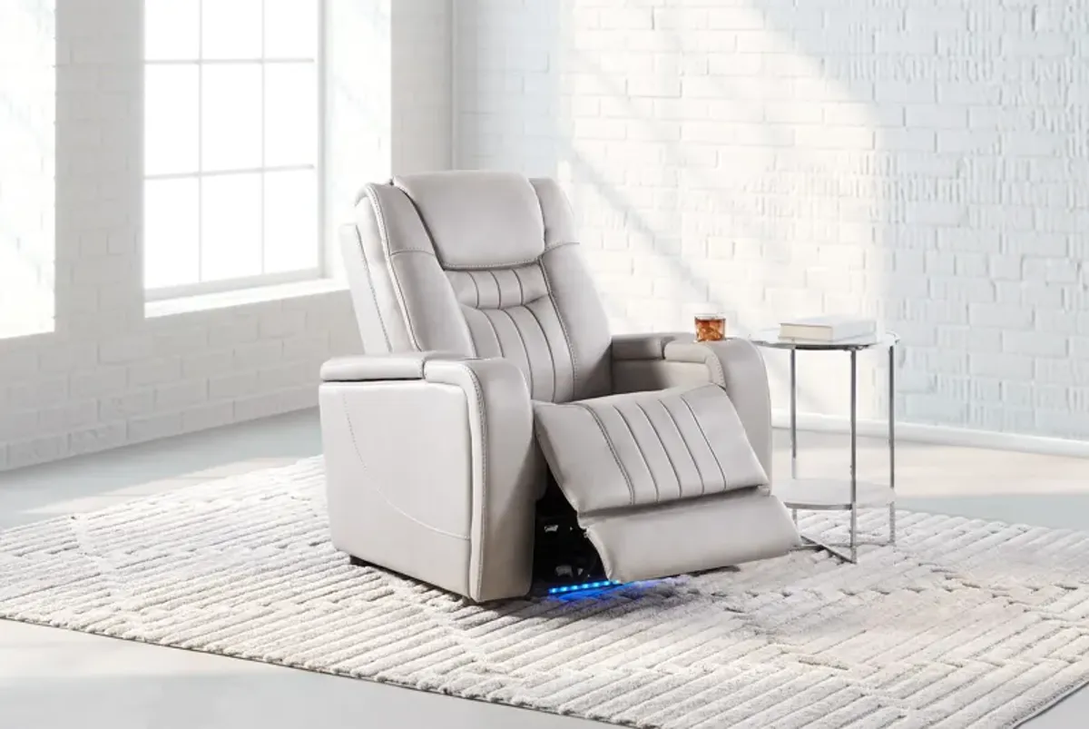 Comet Dove Dual Power Reclining Theater Chair