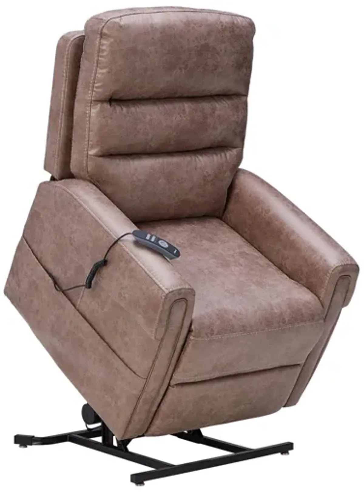 Flint Beige Power Reclining Lift Chair with Heat & Massage