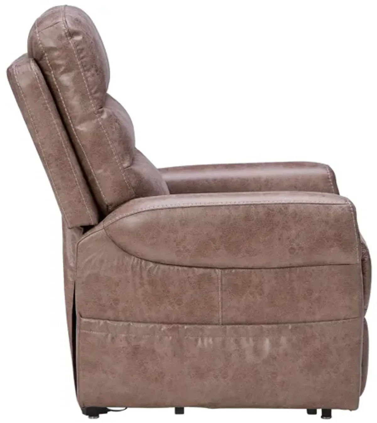 Flint Beige Power Reclining Lift Chair with Heat & Massage