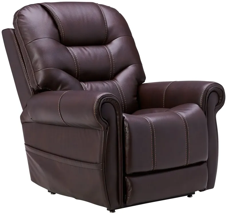 Warren Walnut Triple Power Reclining Lift Chair