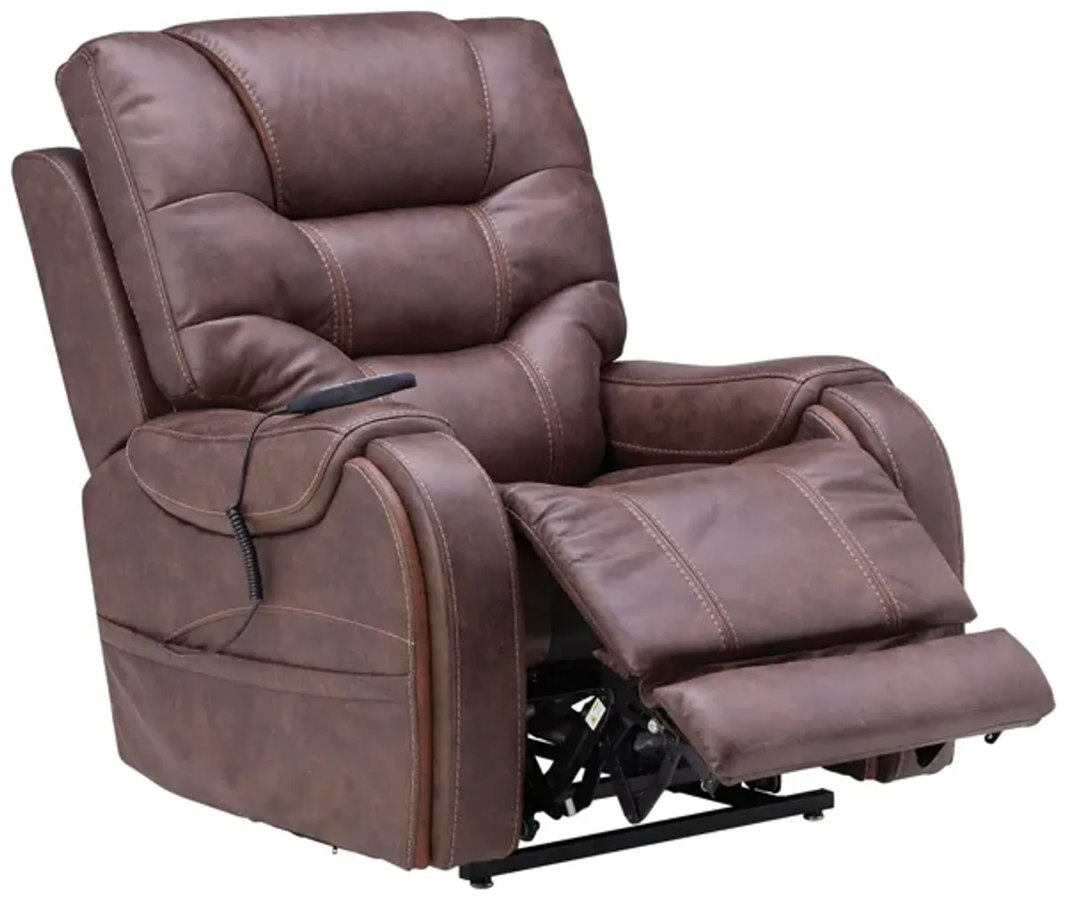 Auburn Walnut Triple Power Reclining Lift Chair