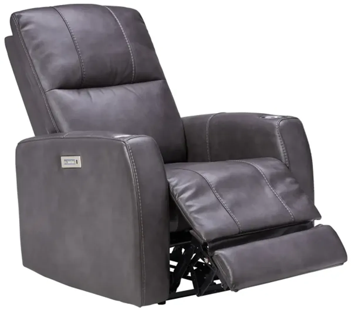 Aries Grey Power Reclining Theater Chair