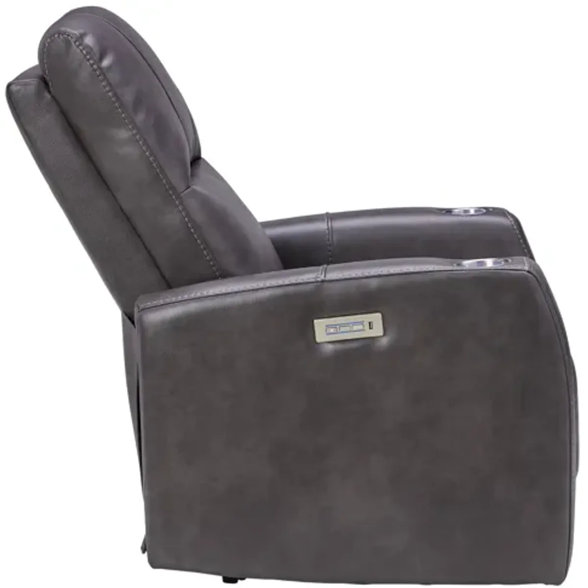 Aries Grey Power Reclining Theater Chair