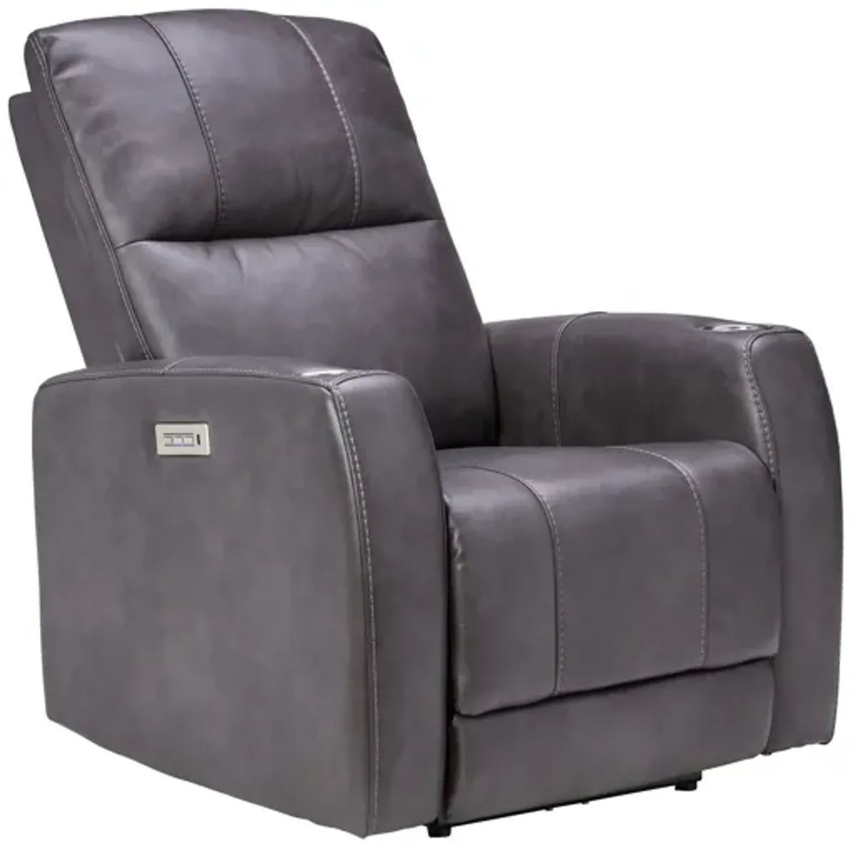 Aries Grey Power Reclining Theater Chair