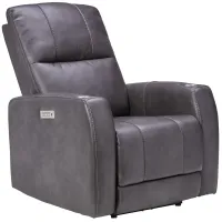 Aries Grey Power Reclining Theater Chair