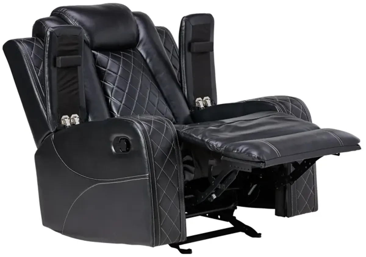 Titan Black Recliner