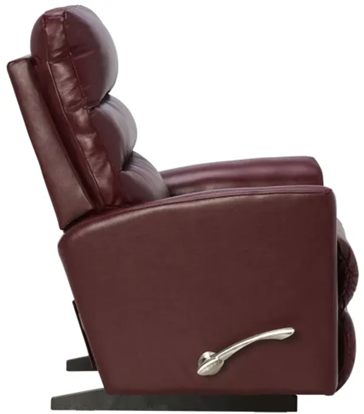 Liam Wine Leather Rocker Recliner by La-Z-Boy