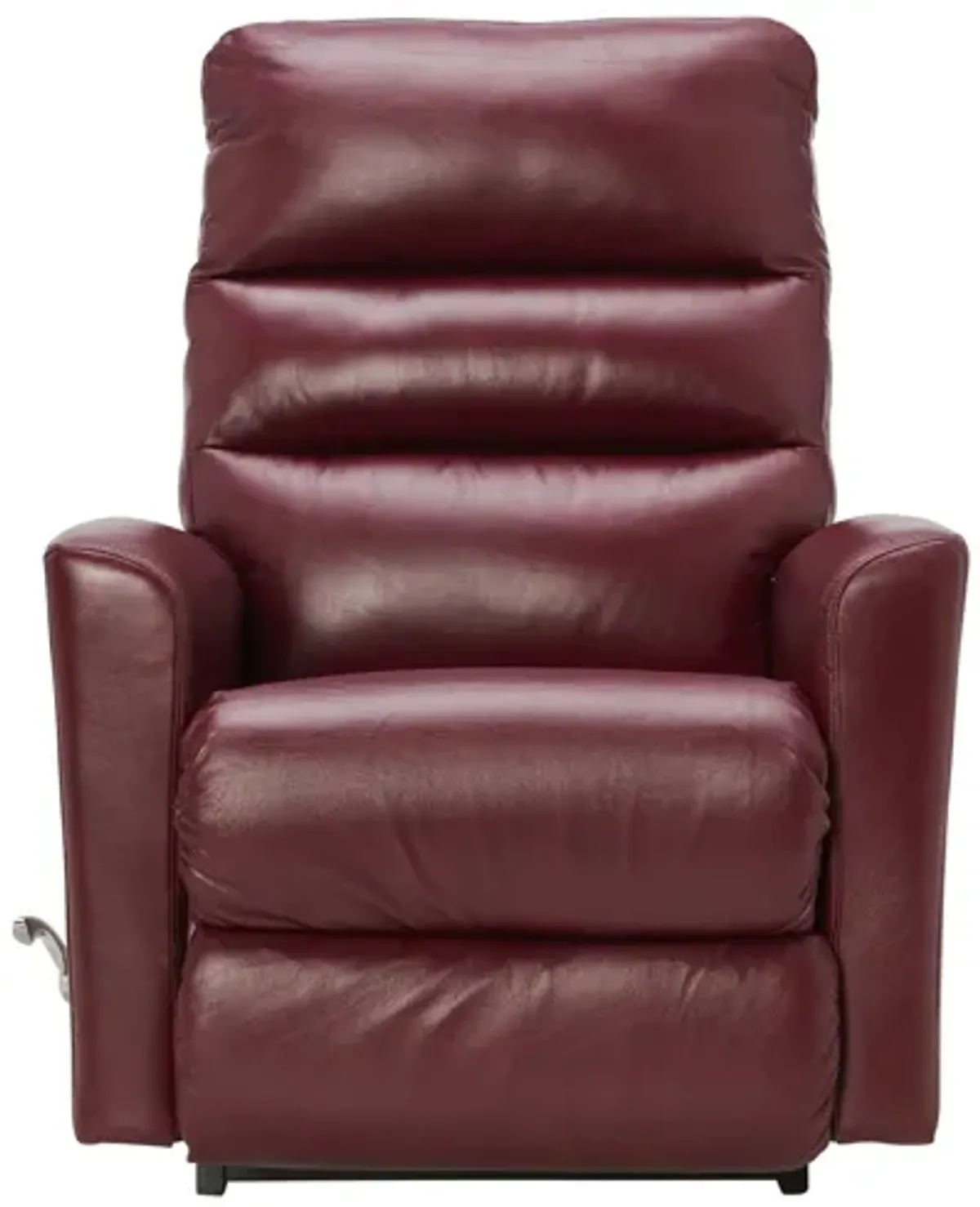 Liam Wine Leather Rocker Recliner by La-Z-Boy