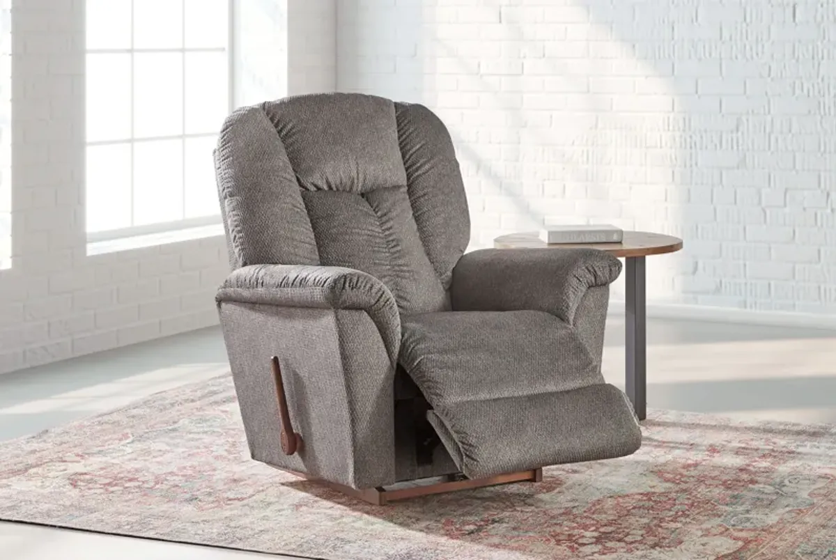 Jasper Silver Rocker Recliner by La-Z-Boy