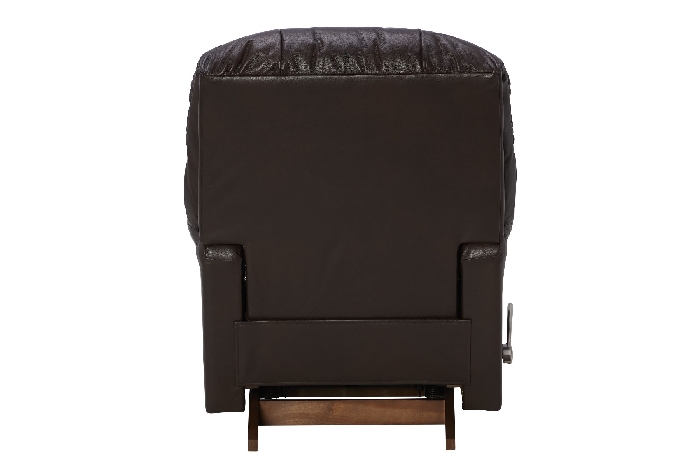 Reed Walnut Leather Rocker Recliner by LaZBoy