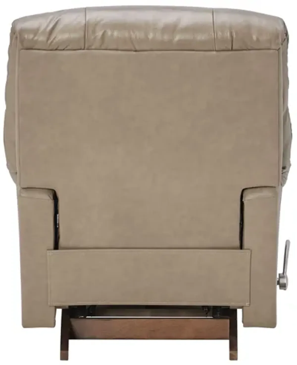 Reed Beige Leather Rocker Recliner by La-Z-Boy