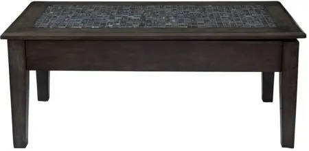 Grey Mosaic Lift-Top Table