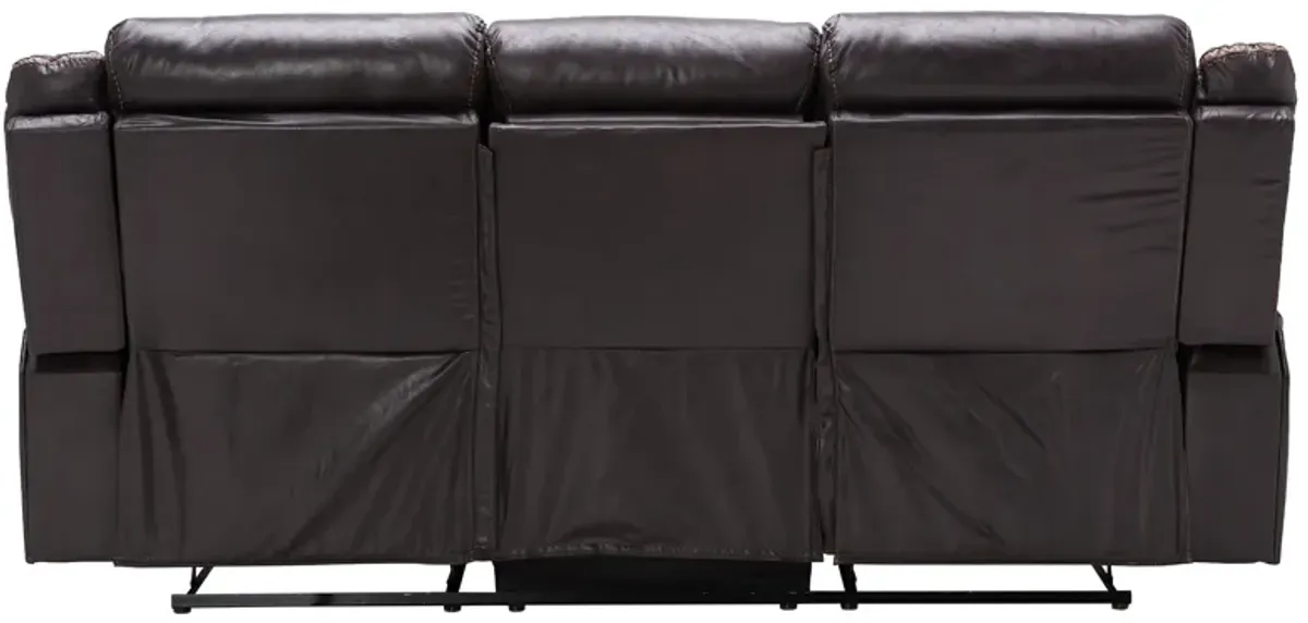 Duke Chocolate Reclining Sofa