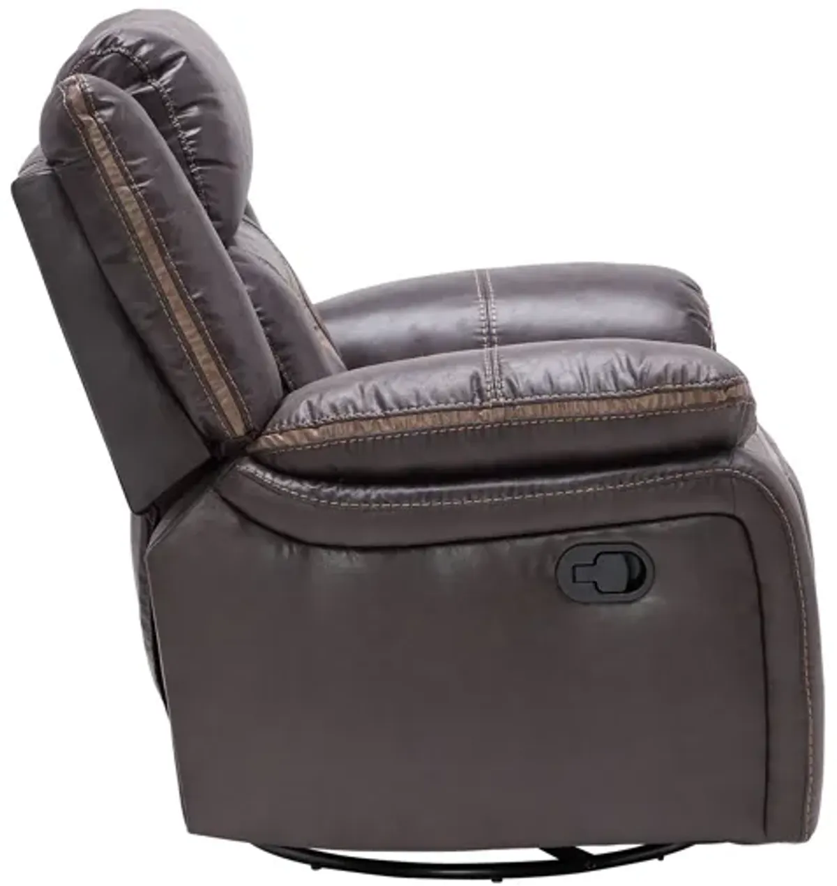 Duke Chocolate Swivel Glider Recliner