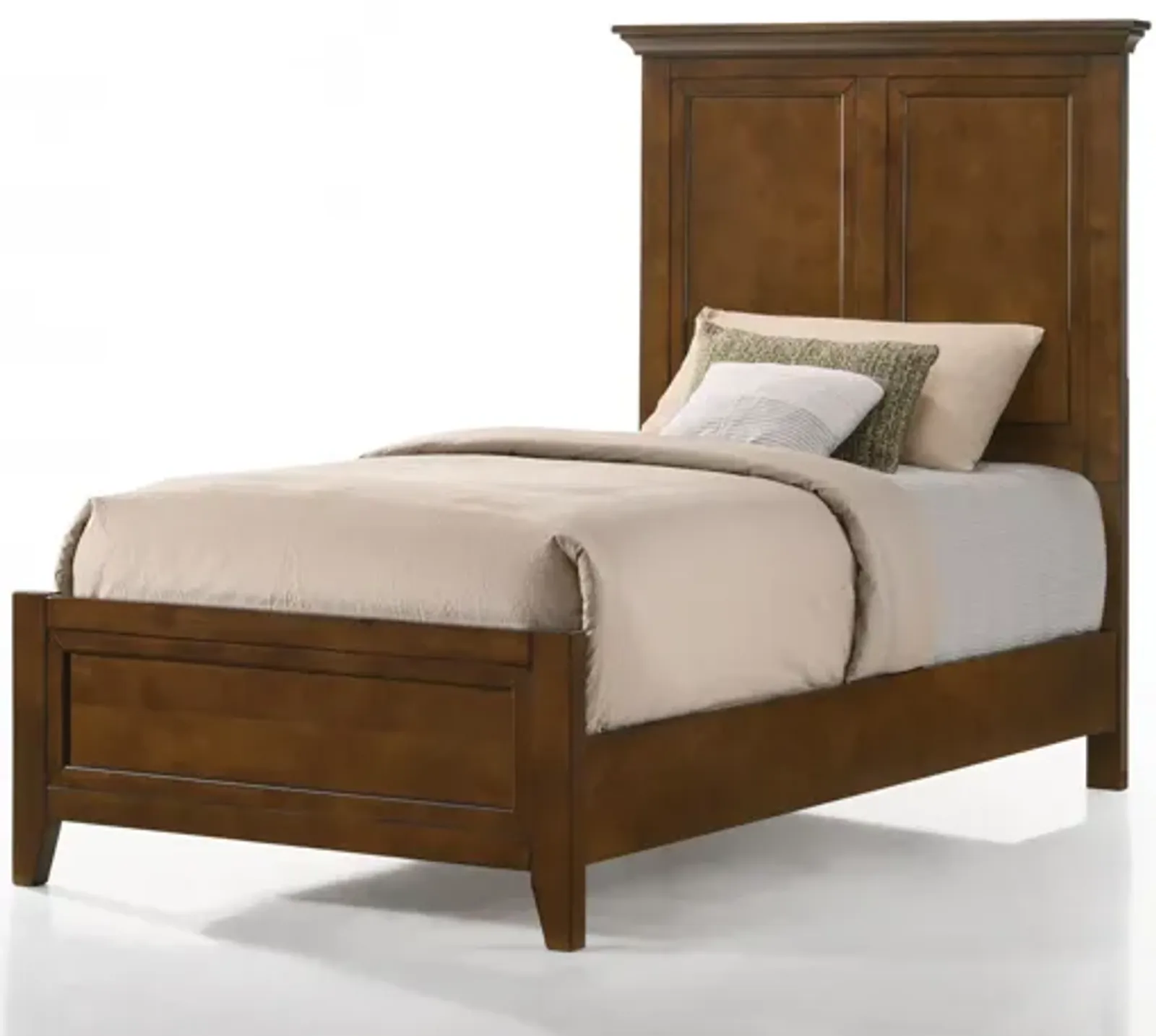 San Mateo Brown Twin Bed