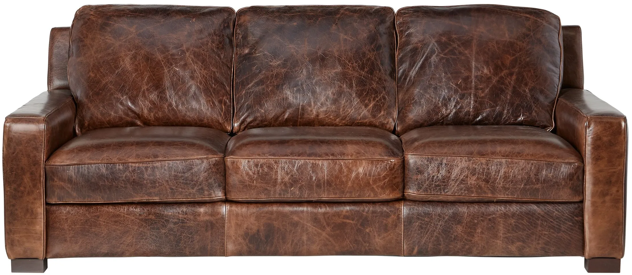 Kensington Chestnut Leather Sofa