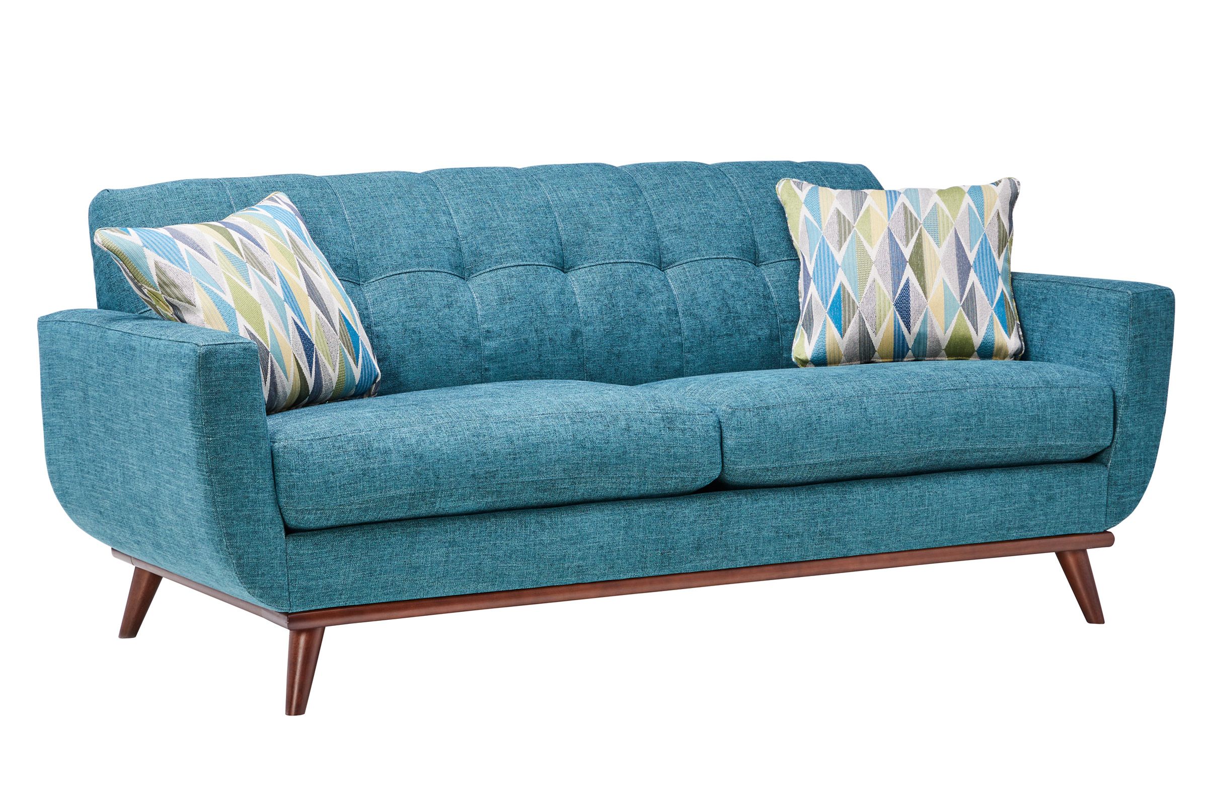 Elliot Teal Loveseat