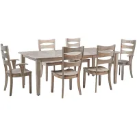 Sierra Table + 4 Side Chairs + 2 Arm Chairs by Daniels Amish