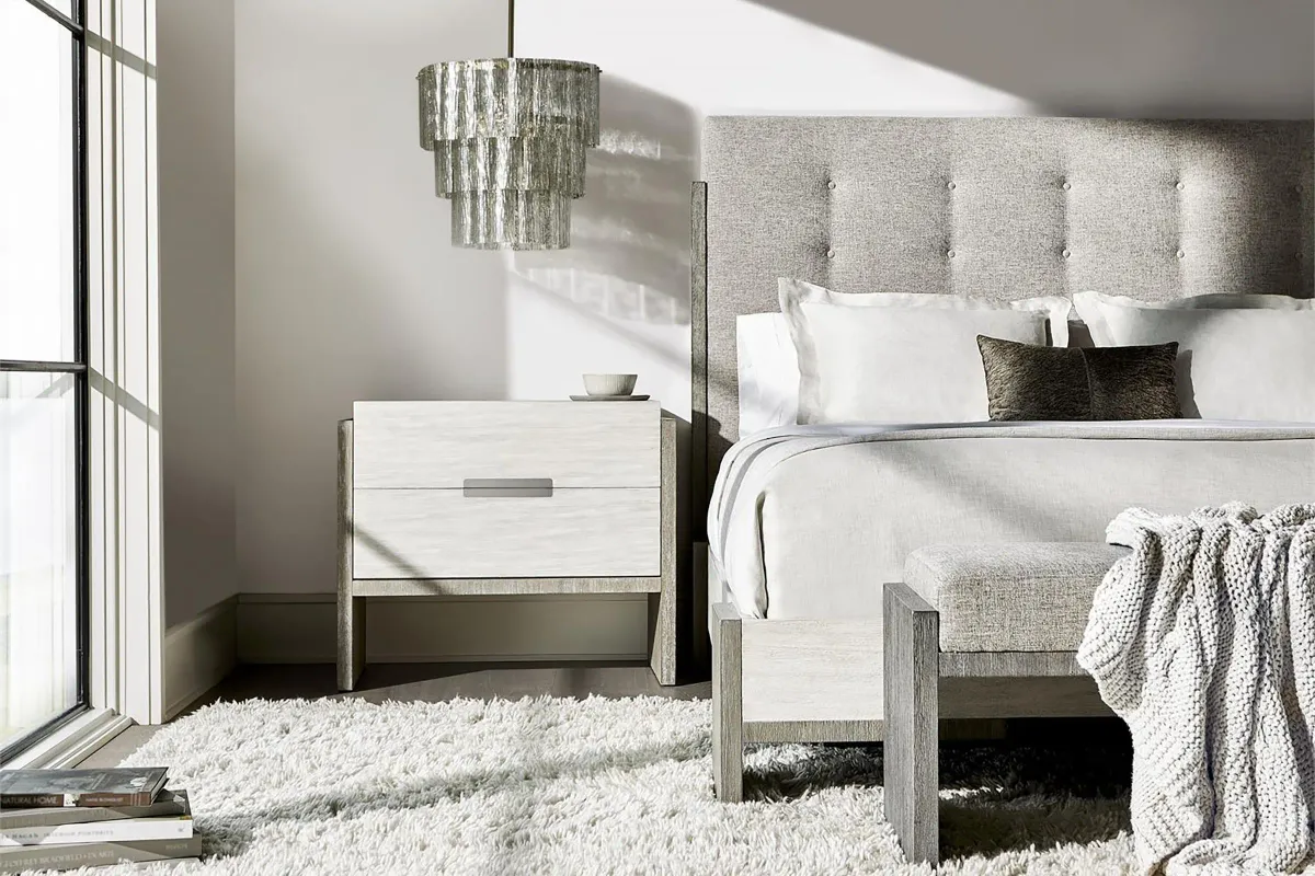 Foundations King Upholstered Bed by Bernhardt