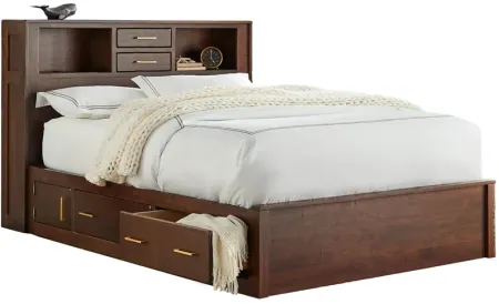 Cabin King Storage Bed by Daniel's Amish
