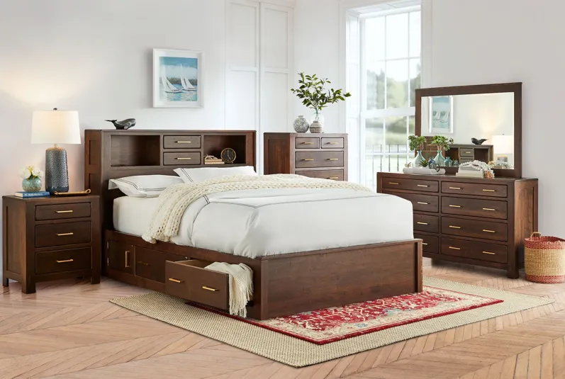 Cabin 3-Piece King Storage Bedroom Set by Daniel's Amish