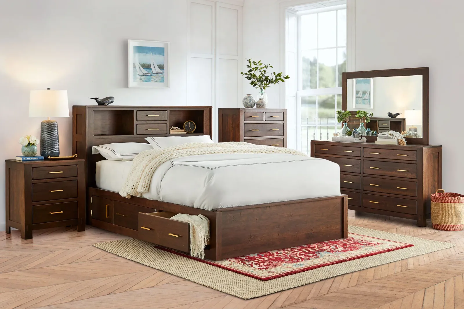 Cabin 3-Piece King Storage Bedroom Set by Daniel's Amish