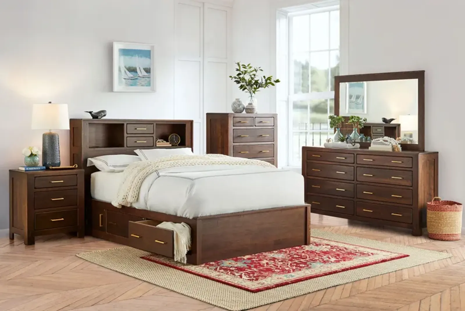 Cabin 5-Piece Queen Storage Bedroom Set by Daniel's Amish