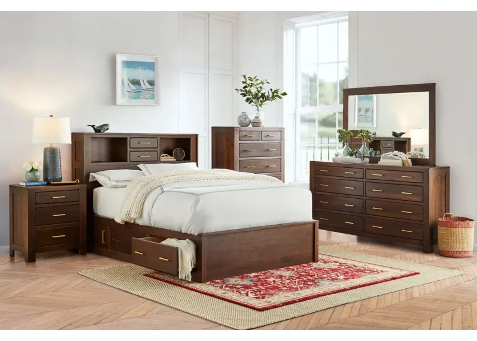 Cabin 3-Piece Queen Storage Bedroom Set by Daniel's Amish