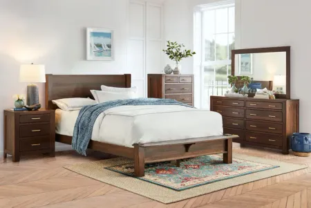 Cabin King Panel Bed by Daniel's Amish