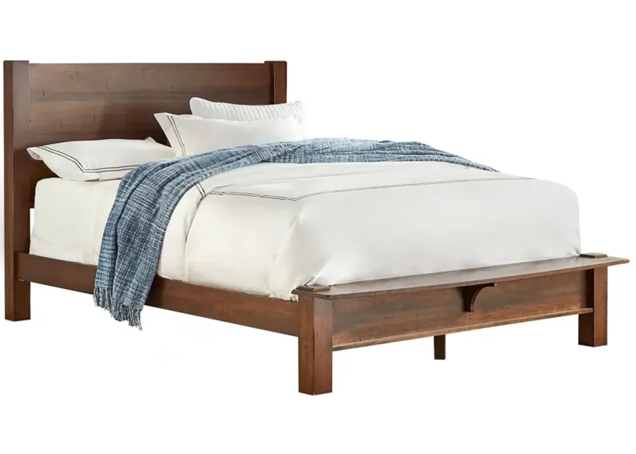 Cabin King Panel Bed by Daniel's Amish