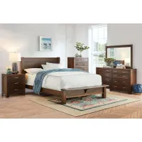 Cabin 5-Piece King Panel Bedroom Set by Daniel's Amish
