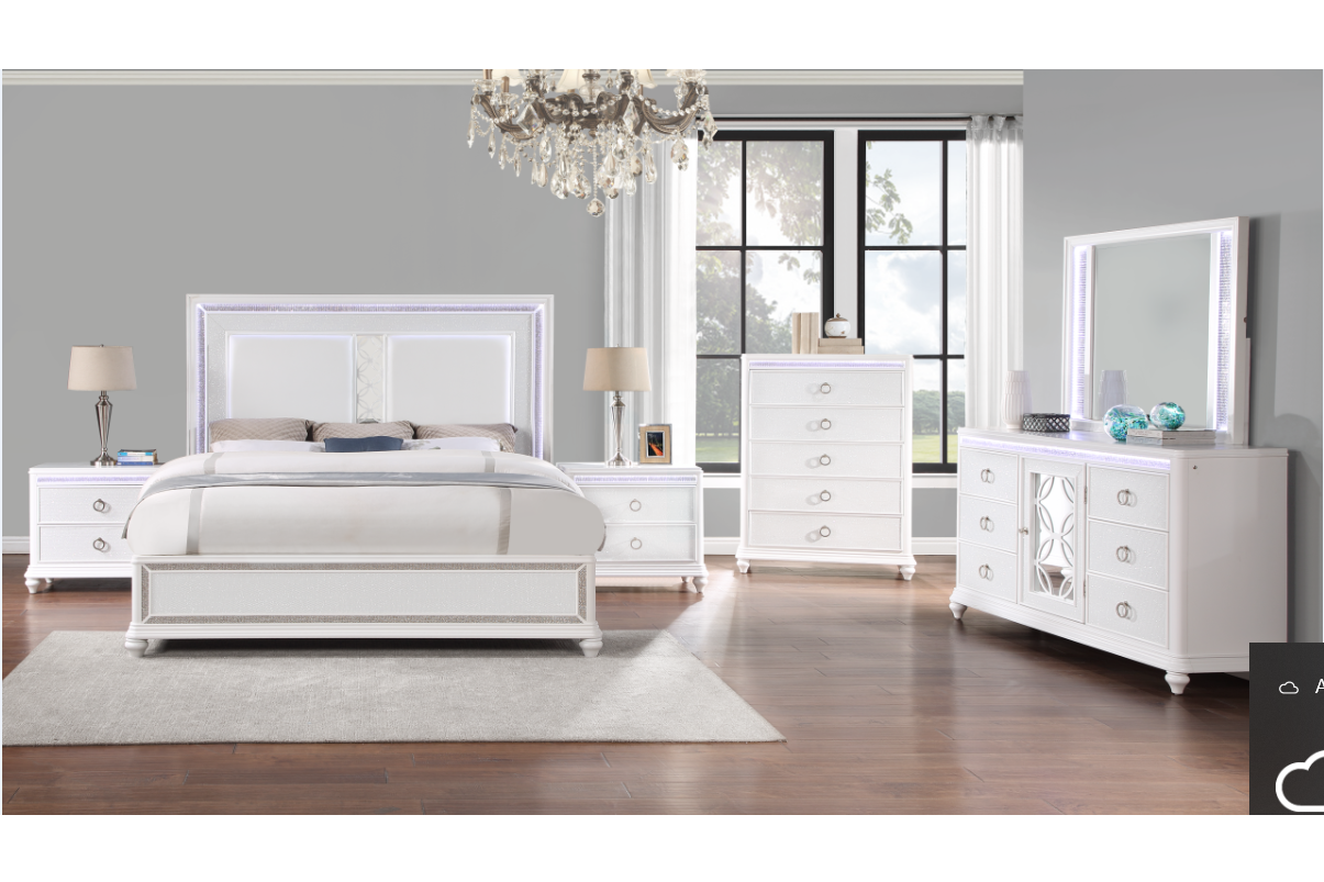 Marilyn 3Piece King Bedroom Set