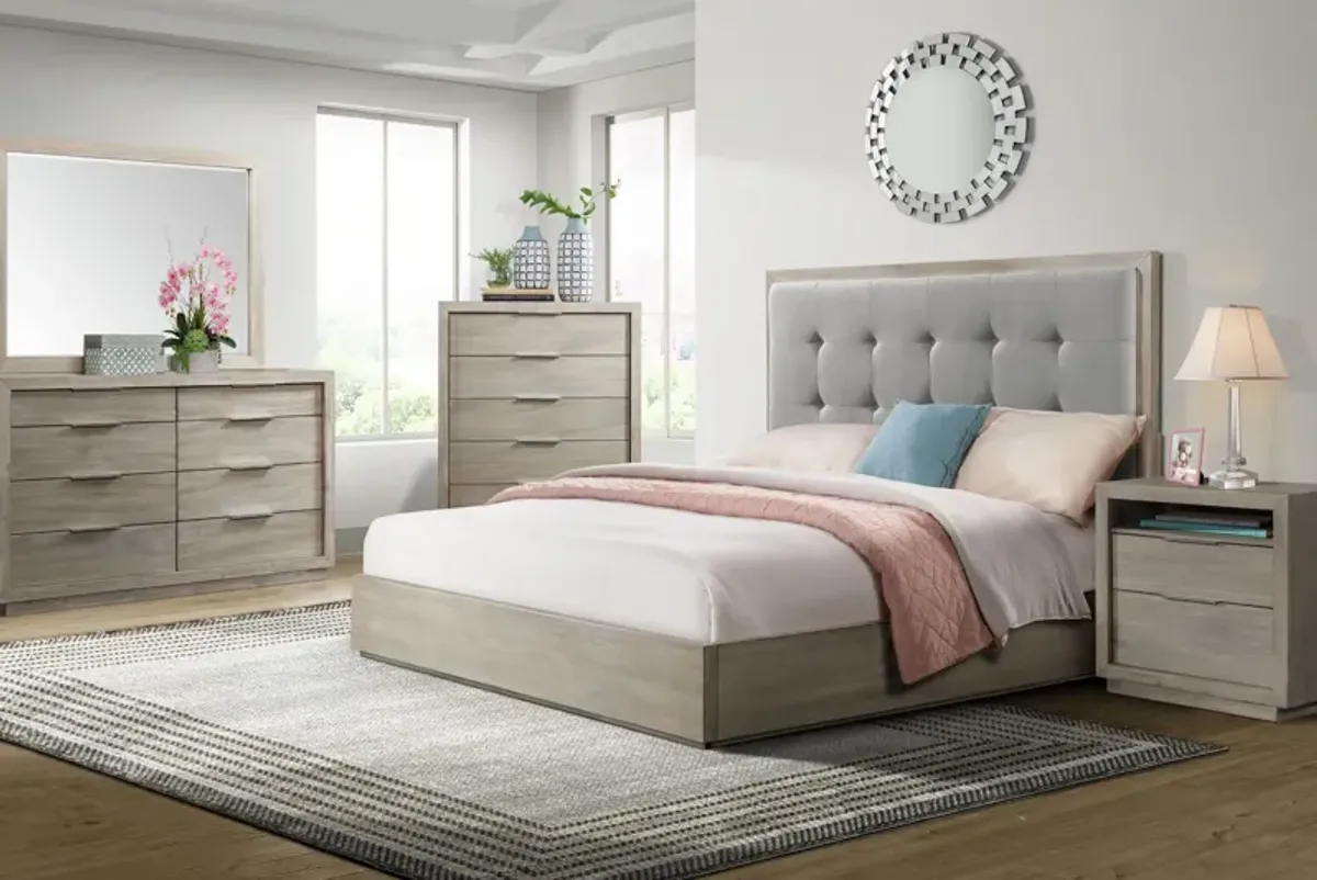 Bella King Panel Bed