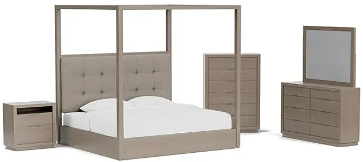 Bella 5-Piece King Canopy Bedroom Set