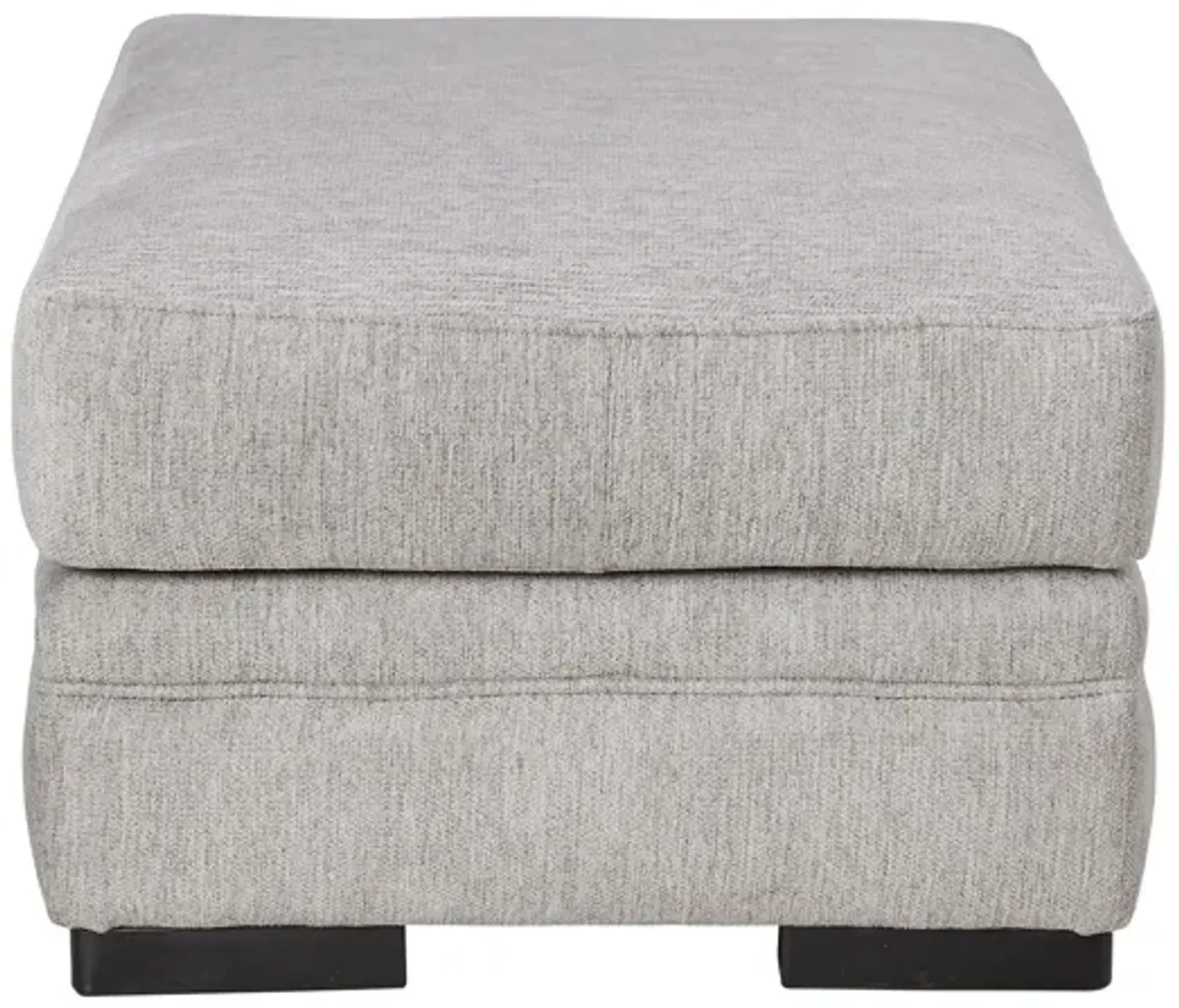 Huron Grey Ottoman