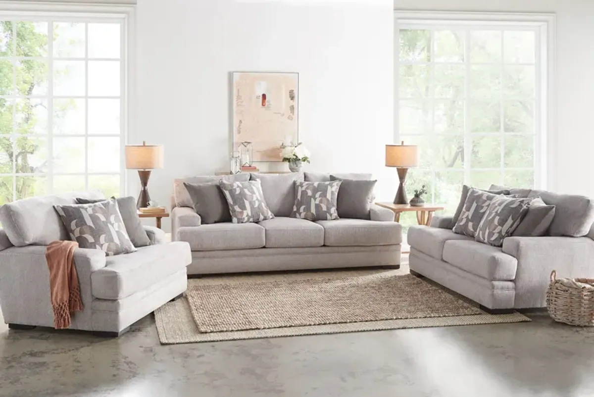 Huron Grey Loveseat