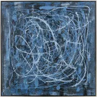 Blue Rhythm Canvas Art
