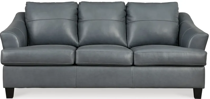 Wells Steel Leather Sofa